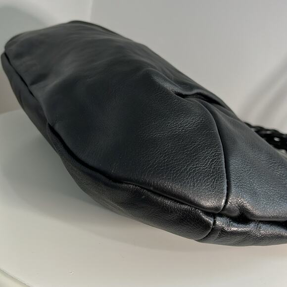 Furla Black Leather Tassel Tote w/COA, Dust Bag & Scarf EUC No Callout MSRP$450 - Picture 8 of 16